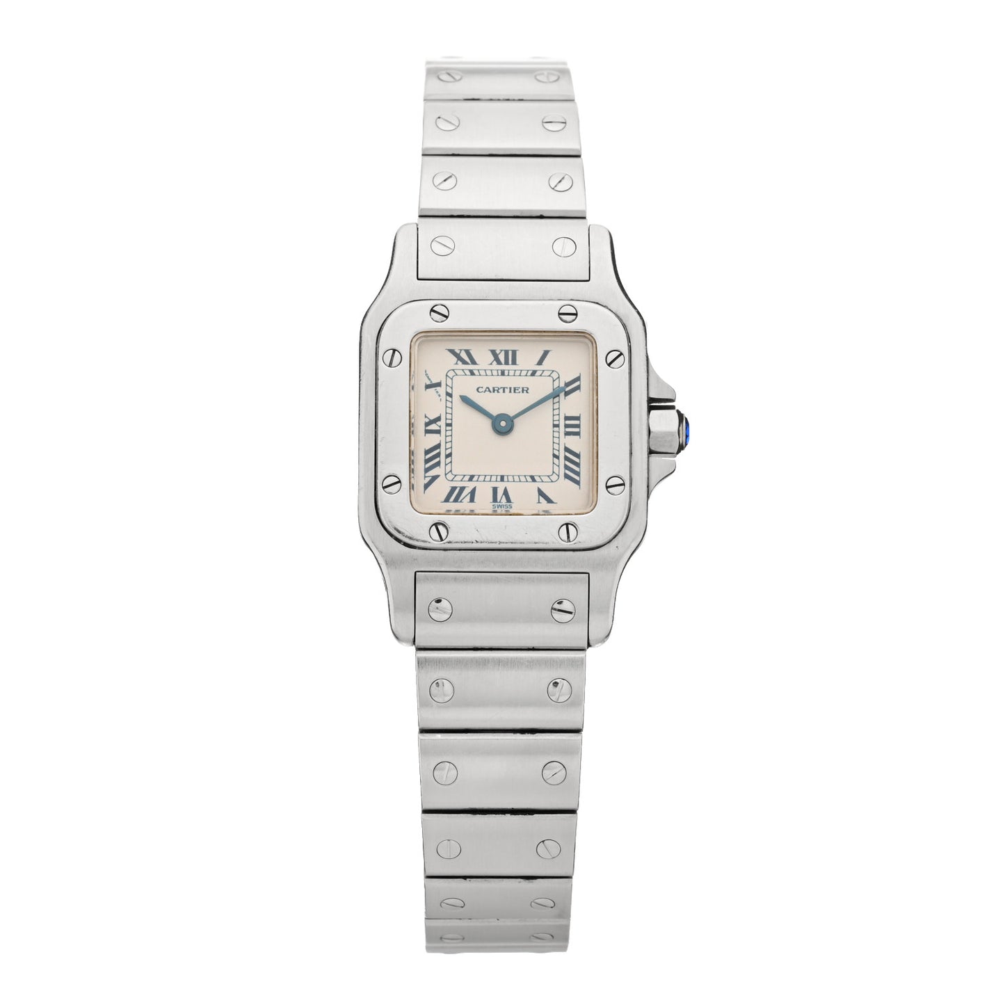 Stainless Steel 24mm Santos de Cartier Galbee Quartz Watch