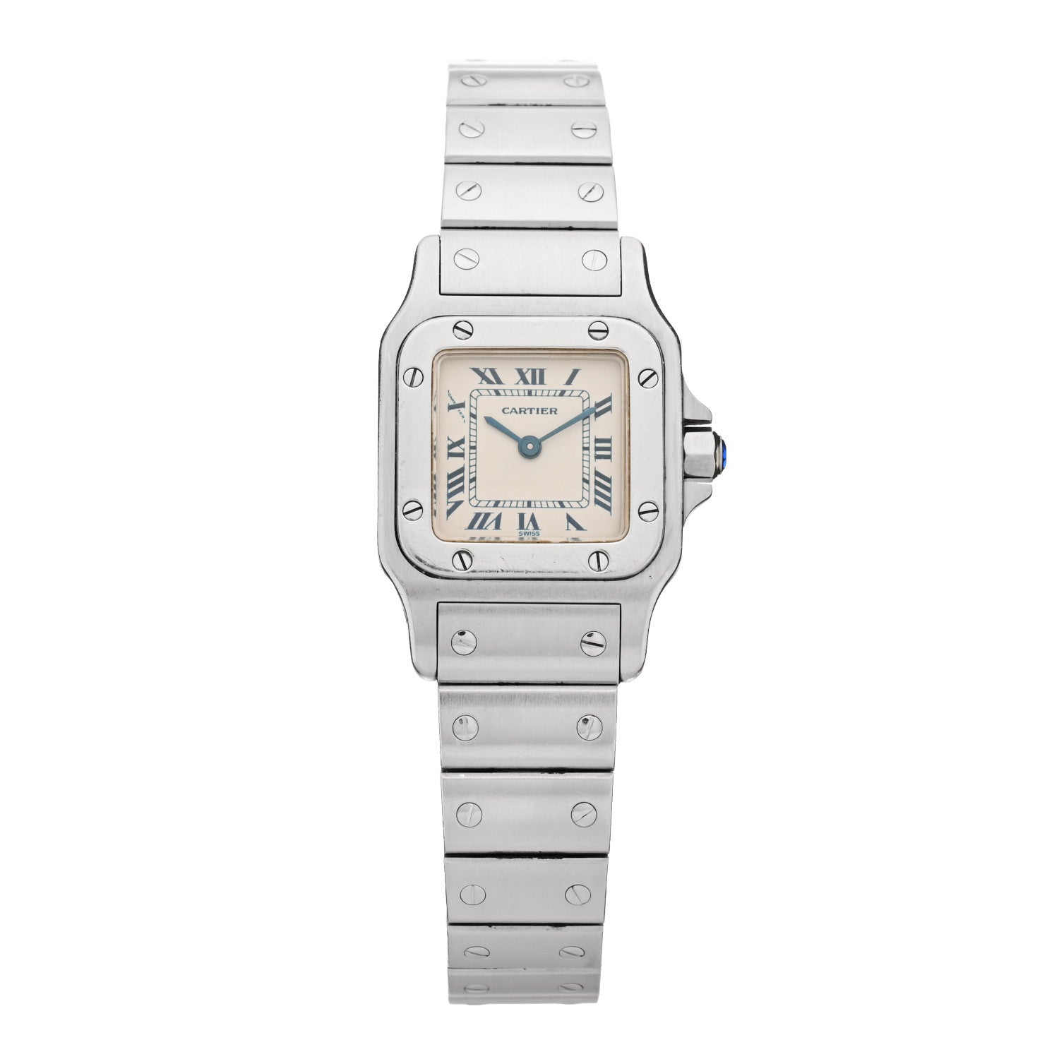 Cartier Stainless Steel 24mm Santos de Cartier Galbee Quartz Watch 1 of 4