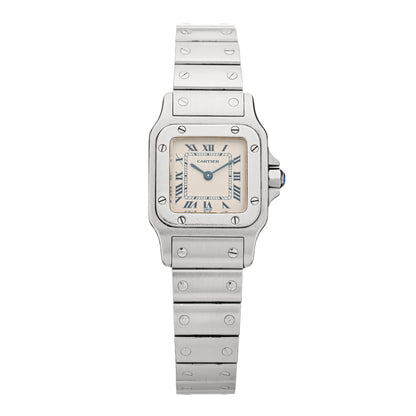 Cartier Stainless Steel 24mm Santos de Cartier Galbee Quartz Watch 1 of 4