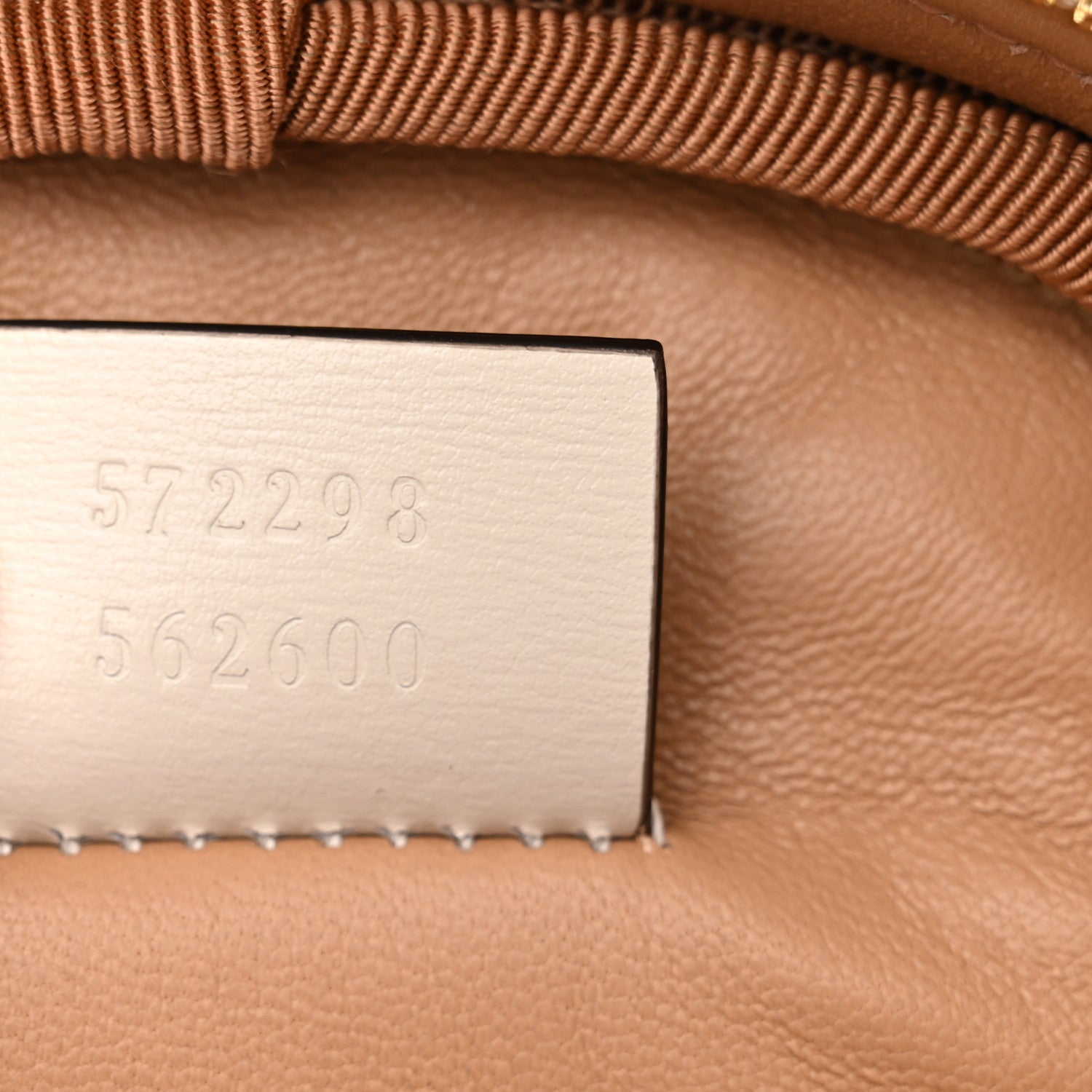 Gucci Calfskin Trapuntata Zumi Belt Bag Off White 7 of 10