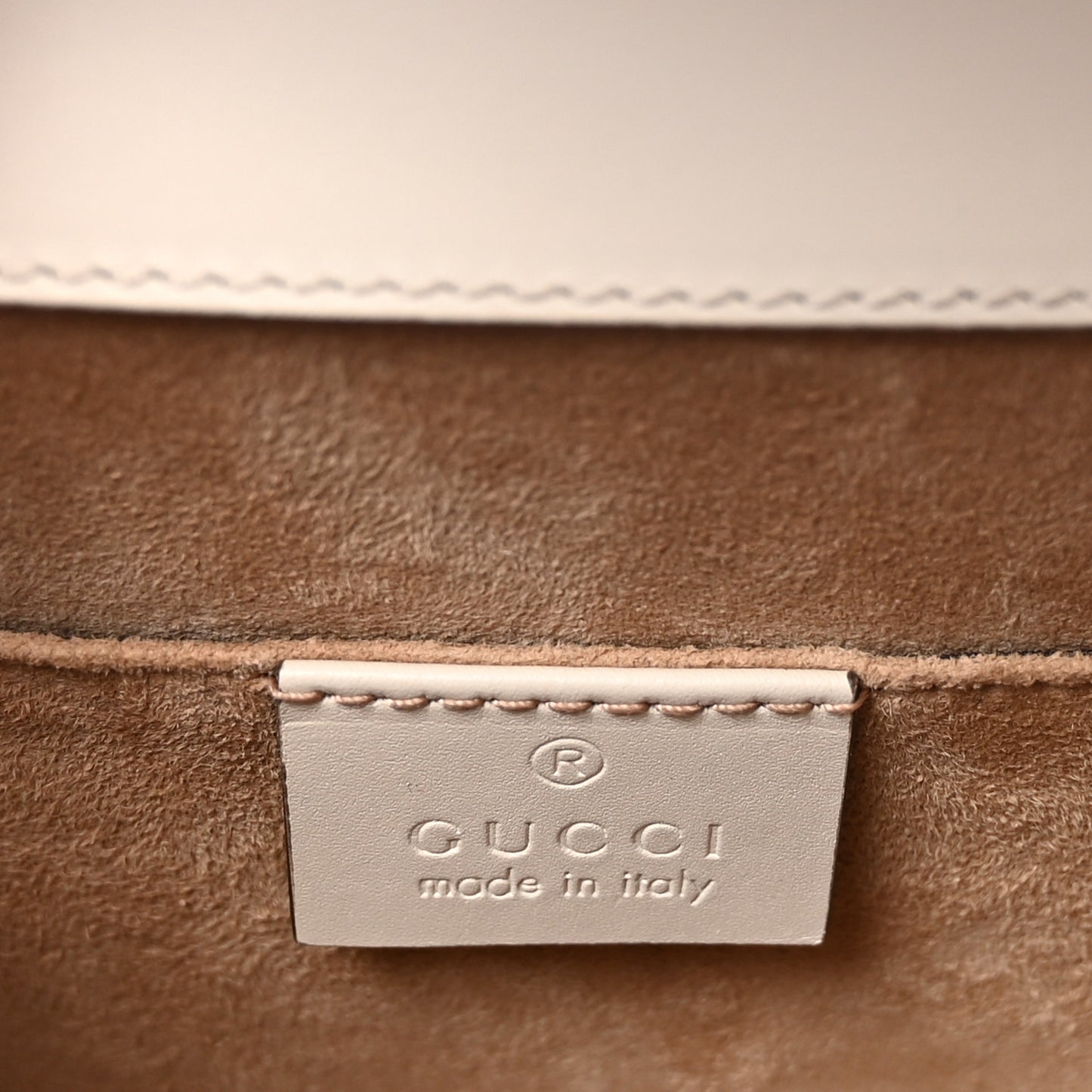Calfskin Mini Sylvie Top Handle Bag White