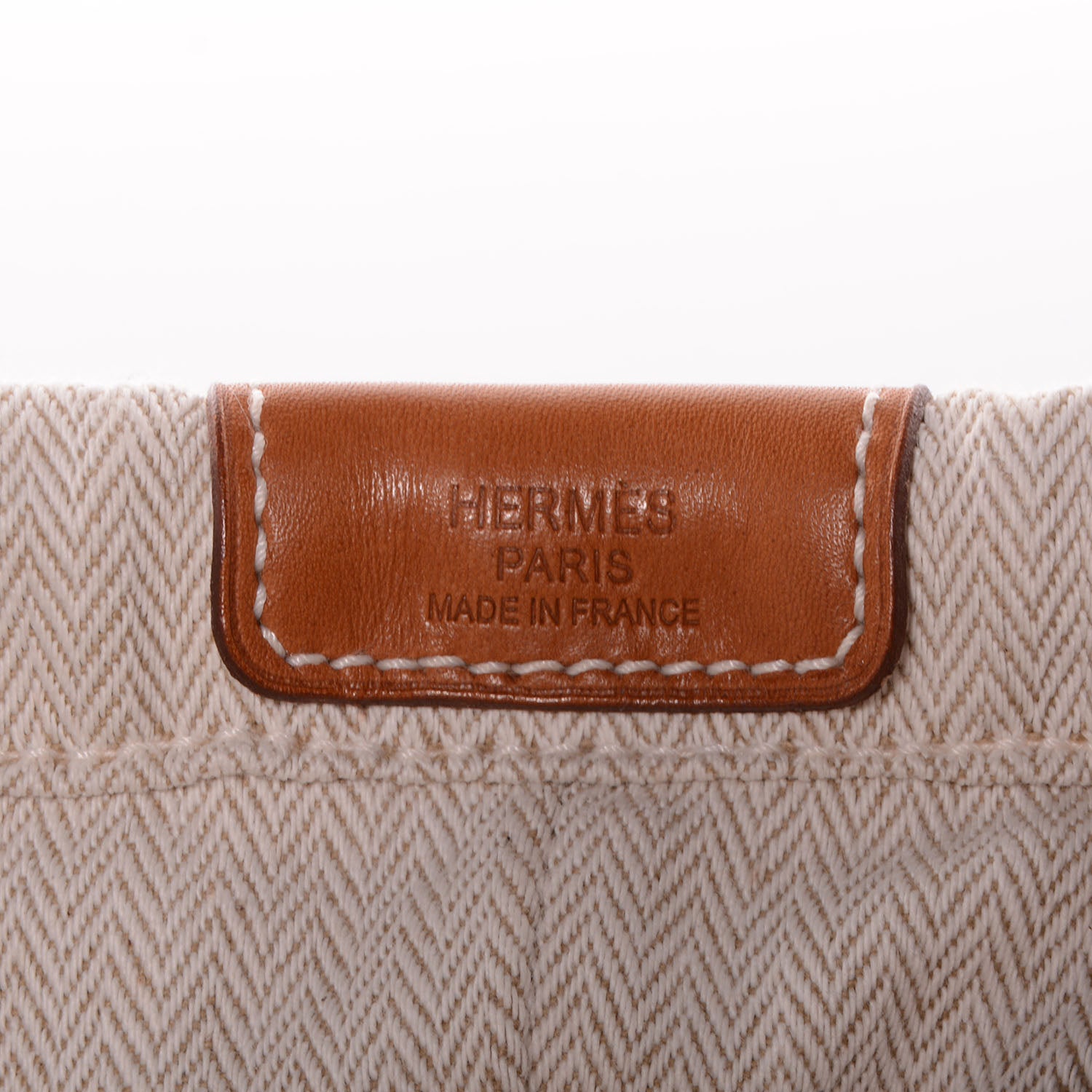Hermes Canvas Barenia Fourbi 30 GM Pouch Naturel Fauve 6 of 8