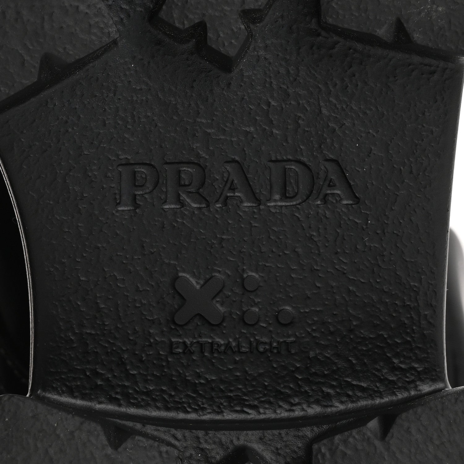 Prada Spazzolato Rois Re-Nylon Metal Triangle Logo Monolith Pouch Pocket 55mm Boots 37 Black 8 of 16