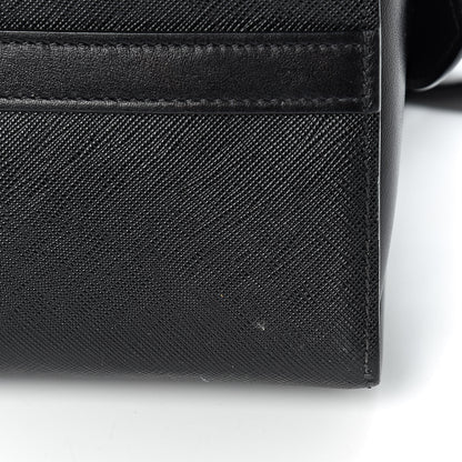 Prada Saffiano City Calfskin Medium Esplanade Tote Black 15 of 18