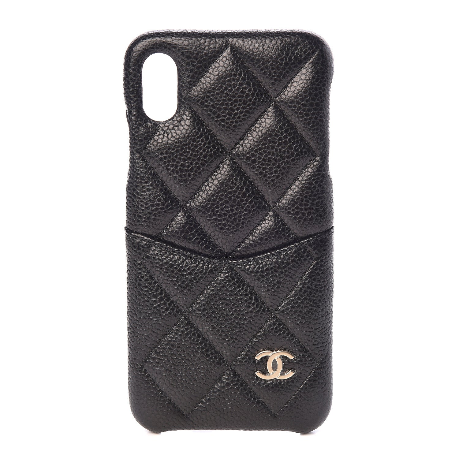 Chanel Caviar Quilted iPhone XS Max Coco Tech Case Black 1 of 7