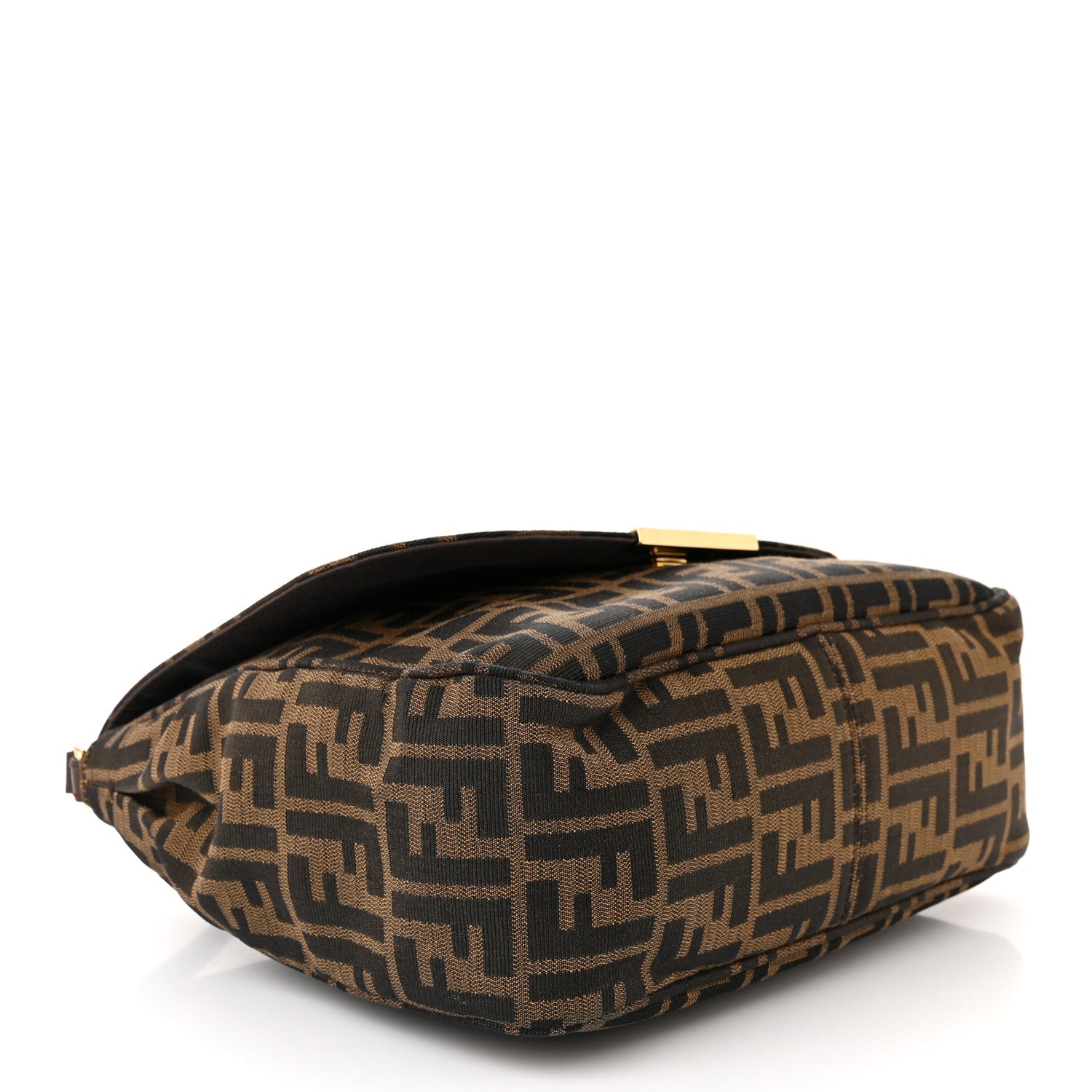 Fendi Zucca Vitello Artic Messenger Bag Tobacco Castagna 4 of 10