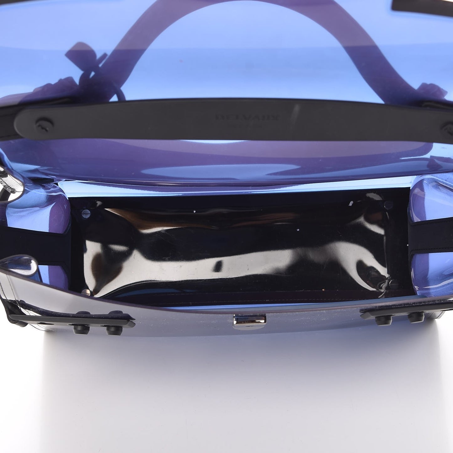 PVC Tempete Dark Night Satchel Blue De Prusse