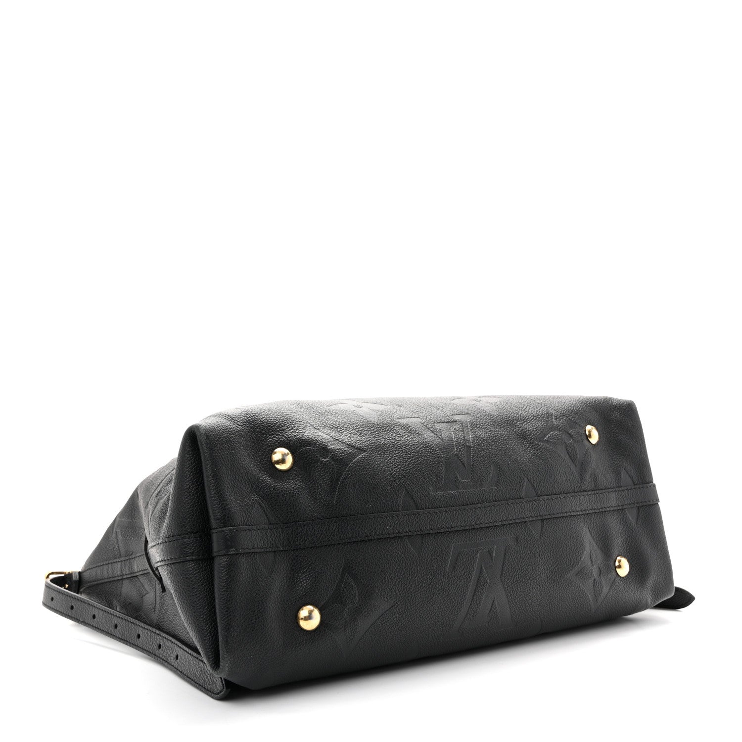 Louis Vuitton Empreinte Monogram Giant CarryAll MM Black 3 of 12