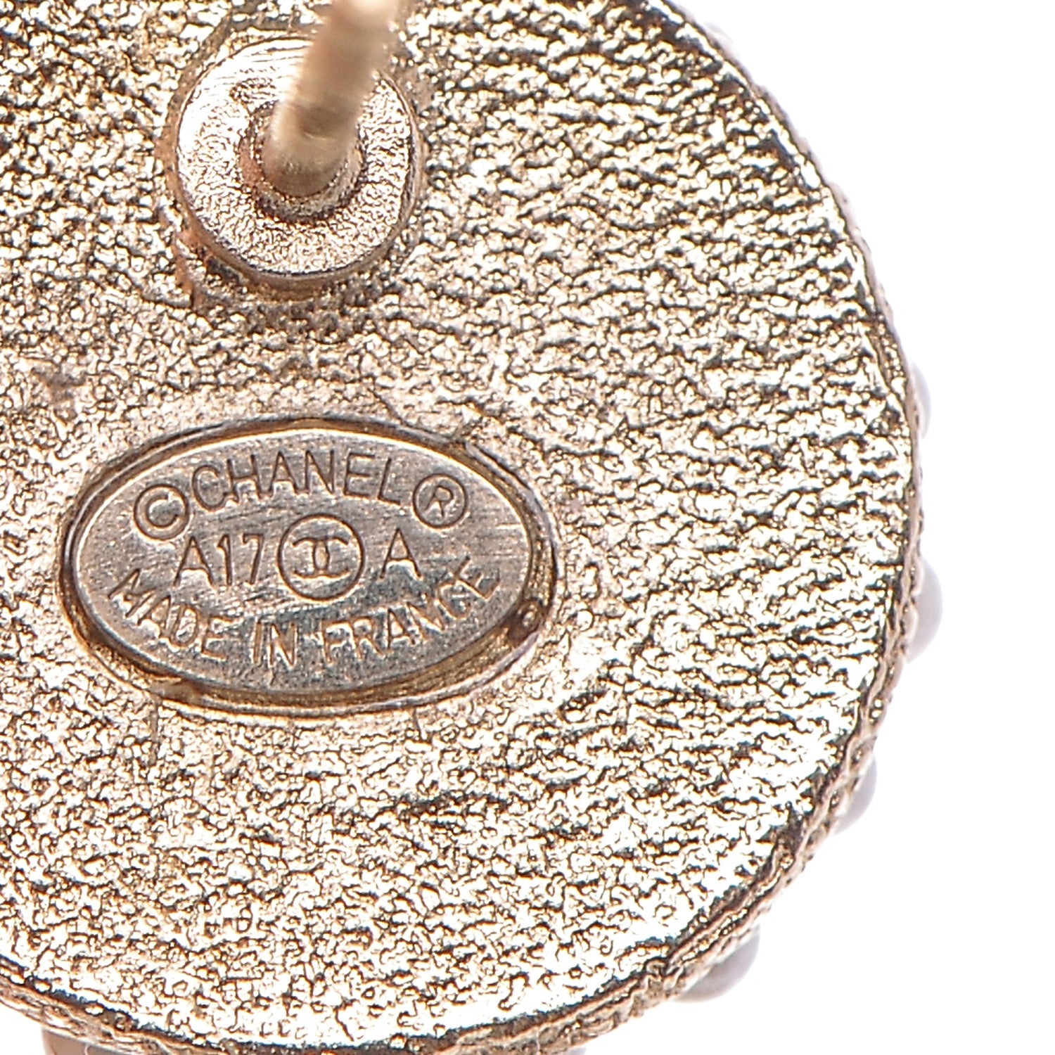 Chanel Pearl CC Drop Earrings Gold 4 of 4