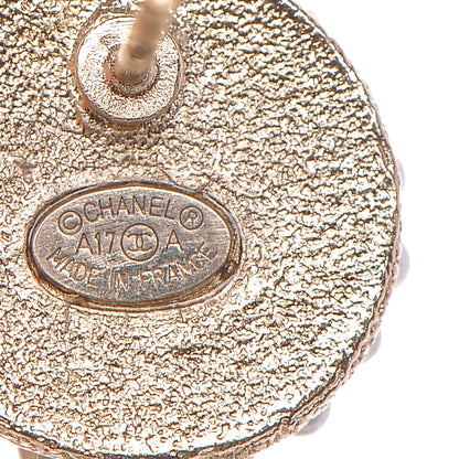 Chanel Pearl CC Drop Earrings Gold 4 of 4