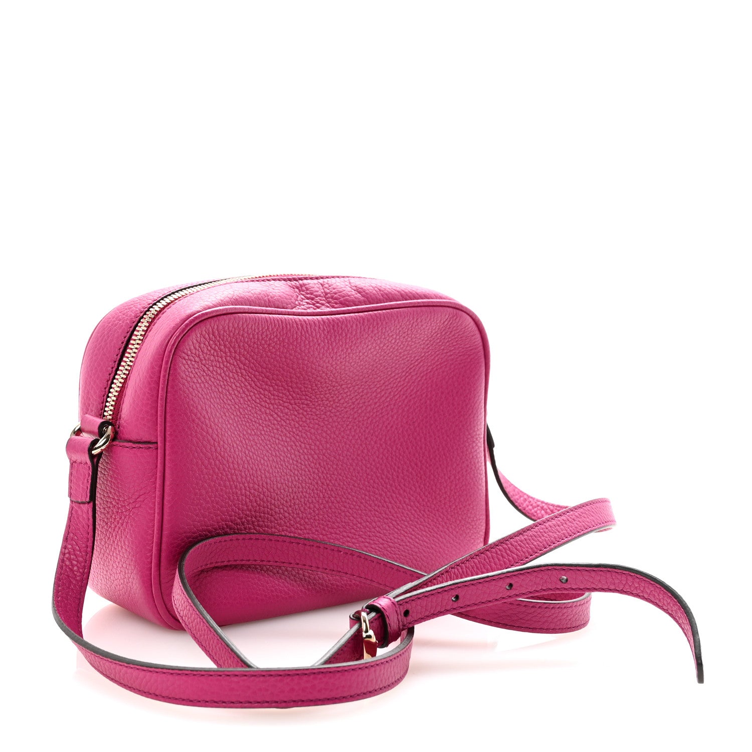 Gucci Cellarius Calfskin Small Soho Disco Bag Bright Bouganville 3 of 10