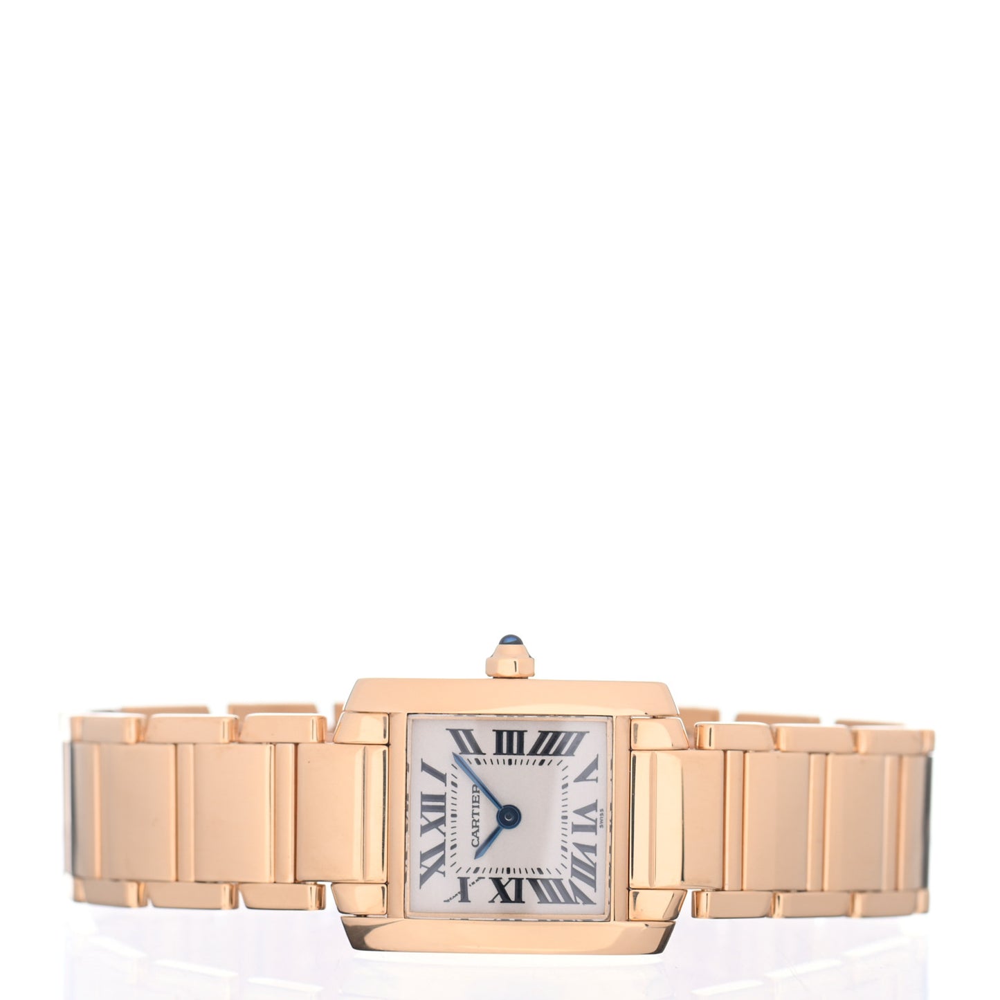 18K Yellow Gold 20mm Tank Francaise Quartz Watch