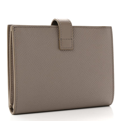 Celine Grained Calfskin Medium Multifunction Strap Wallet Pebble 3 of 9