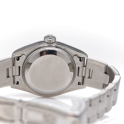 Rolex Stainless Steel 18K White Gold 26mm Oyster Perpetual Datejust Watch White Roman 79174 4 of 5