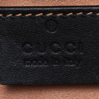 Gucci Calfskin Matelasse Small GG Marmont Chain Shoulder Bag Black 6 of 16