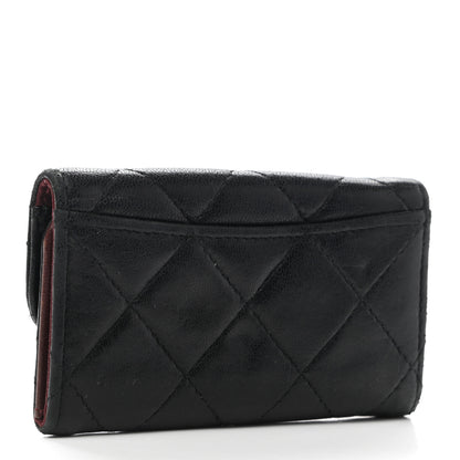 Chanel Lambskin Quilted 6 Key Holder Black 3 of 8