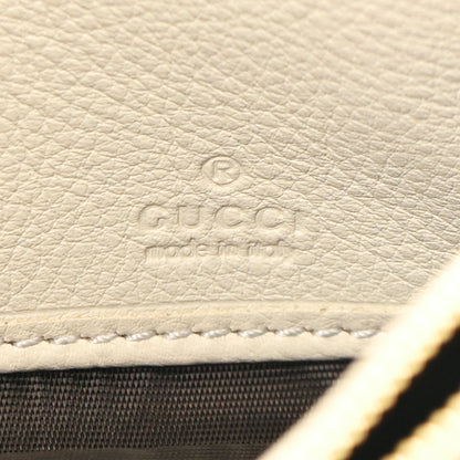 Gucci Roxy Calfskin Blondie Continental Chain Wallet Mystic White 6 of 11