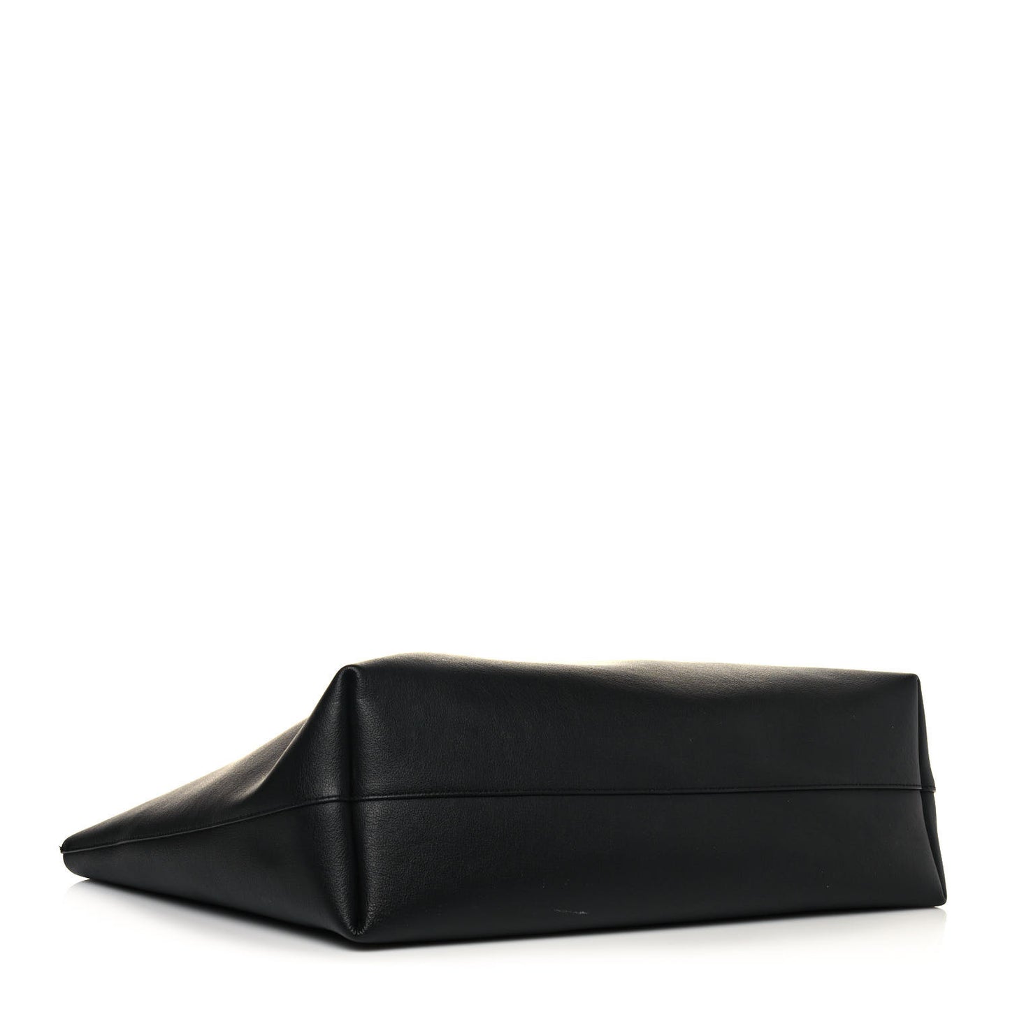 Calfskin Large Shopping Tote Black