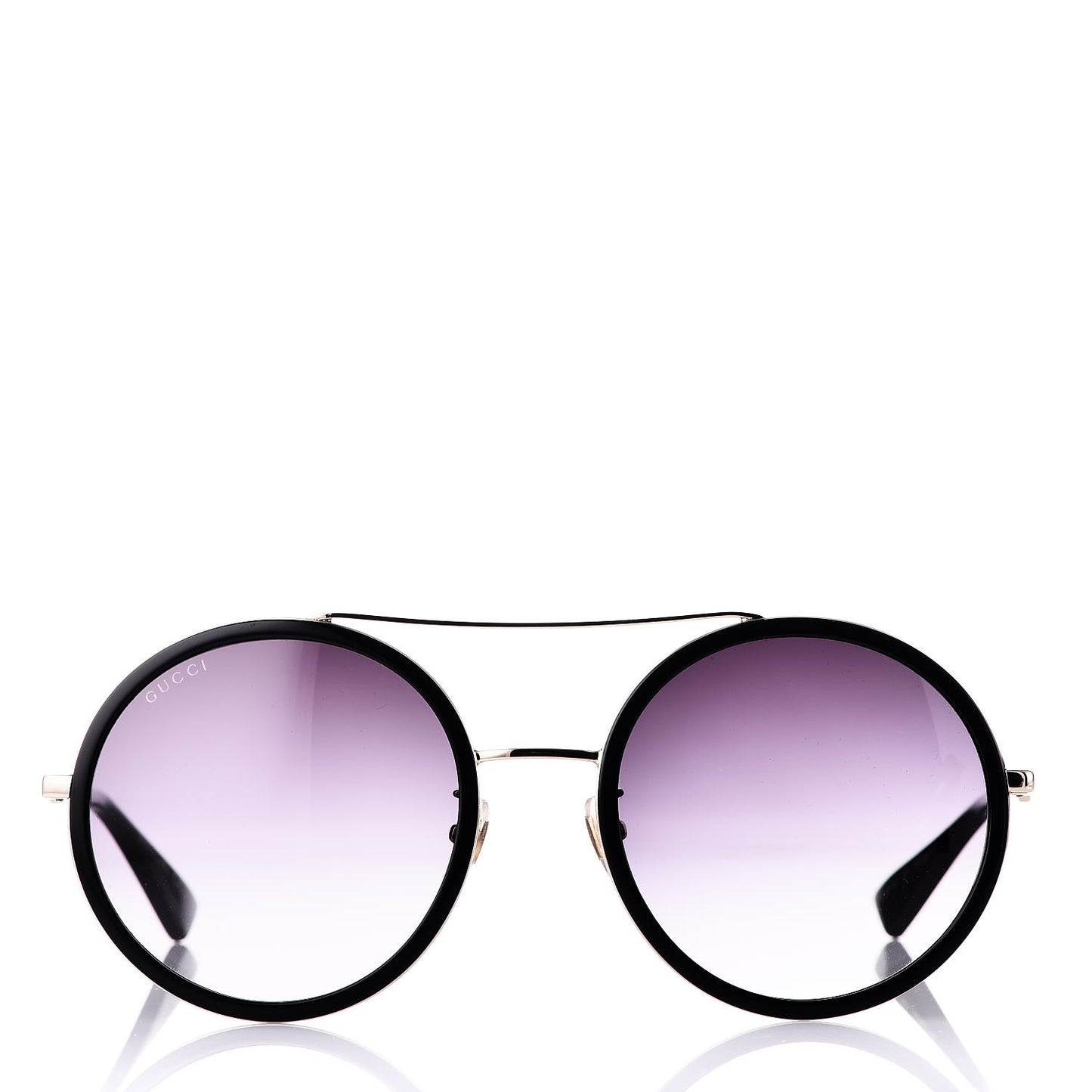 Round Frame Sunglasses GG0061S Black