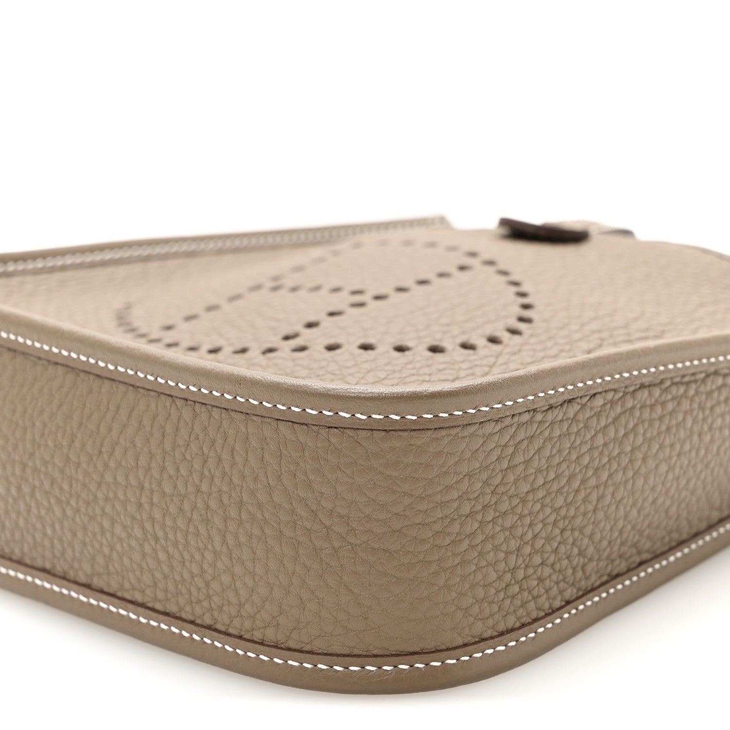 Hermes Taurillon Clemence Evelyne TPM Etoupe 10 of 11