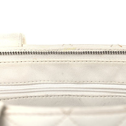 Chanel Caviar Quilted Shoulder Bag White 17 of 17