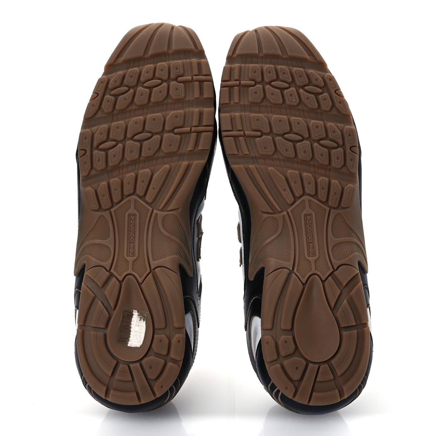 X NEW BALANCE Calfskin 530 SL Sneakers 41 Black White