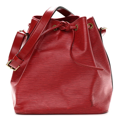 Louis Vuitton Epi Petit Noe Castillan Red 1 of 17