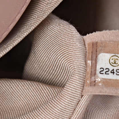 Chanel Patent Calfskin Quilted Medium Boy Flap Light Pink 7 of 15