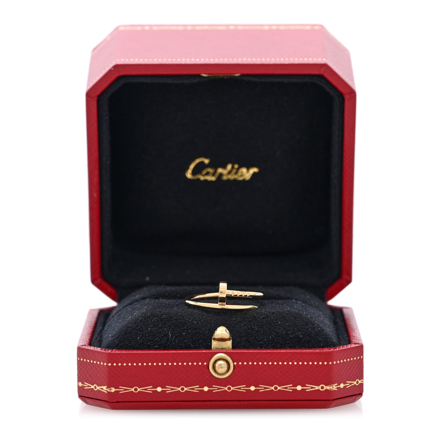 Cartier 18K Yellow Gold Small Juste Un Clou Ring 53 6.5 6 of 6