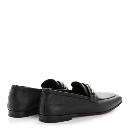 Christian Louboutin Calf Glove Womens MJ Mock Flat Loafers 39 Black 10 of 18