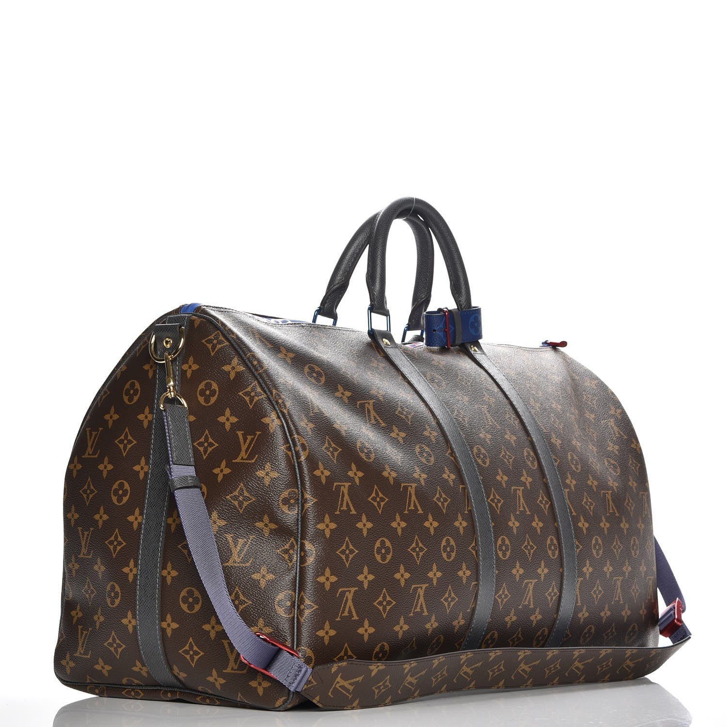 Louis Vuitton Monogram Taiga Outdoor Keepall Bandouliere 55 3 of 10