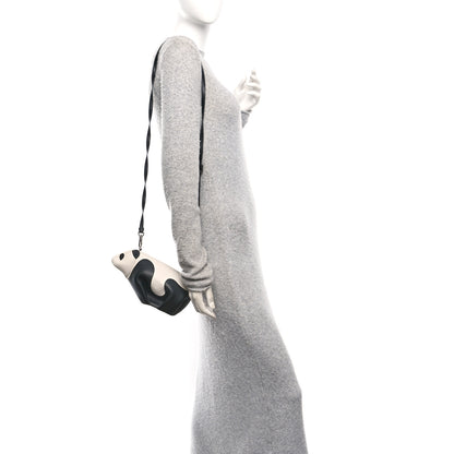 Loewe Calfskin Panda Crossbody Black White 2 of 10