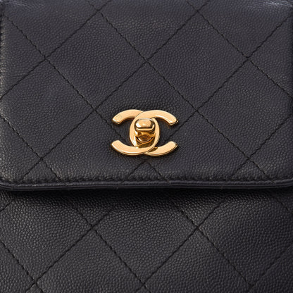 Chanel Caviar Stitched Shopper Tote Black 9 of 30