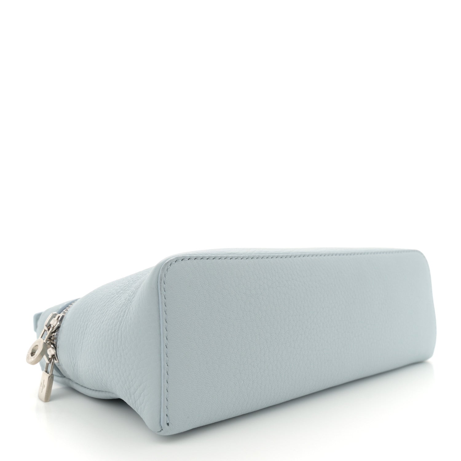 Loro Piana Grained Calfskin L19 Extra Pocket Pouch Minty Breeze 4 of 10