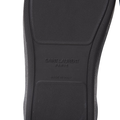 Saint Laurent Calfskin Mens Alpha Sneakers 40 Road Grey 6 of 8