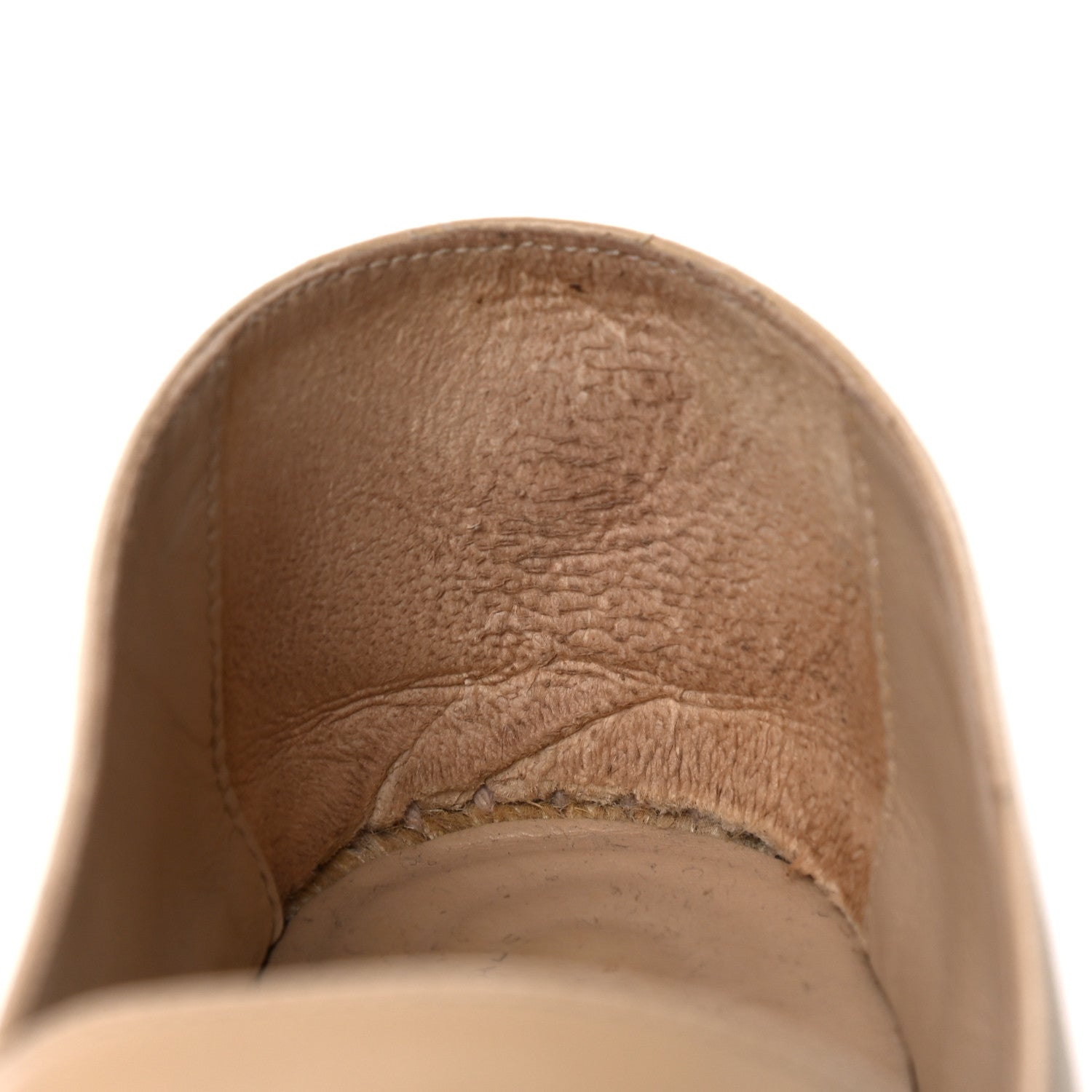 Chanel Lambskin CC Espadrilles 39 Beige Black 8 of 14