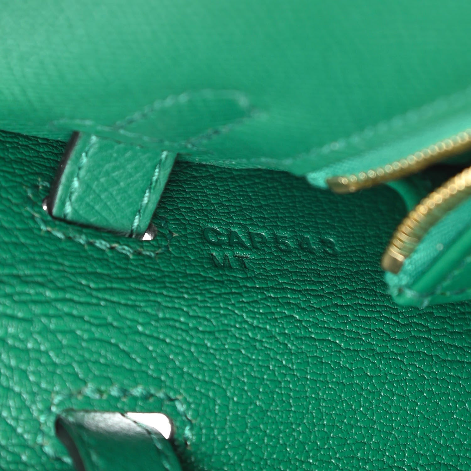 Hermes Epsom Kelly Sellier 25 Vert Vertigo 6 of 11