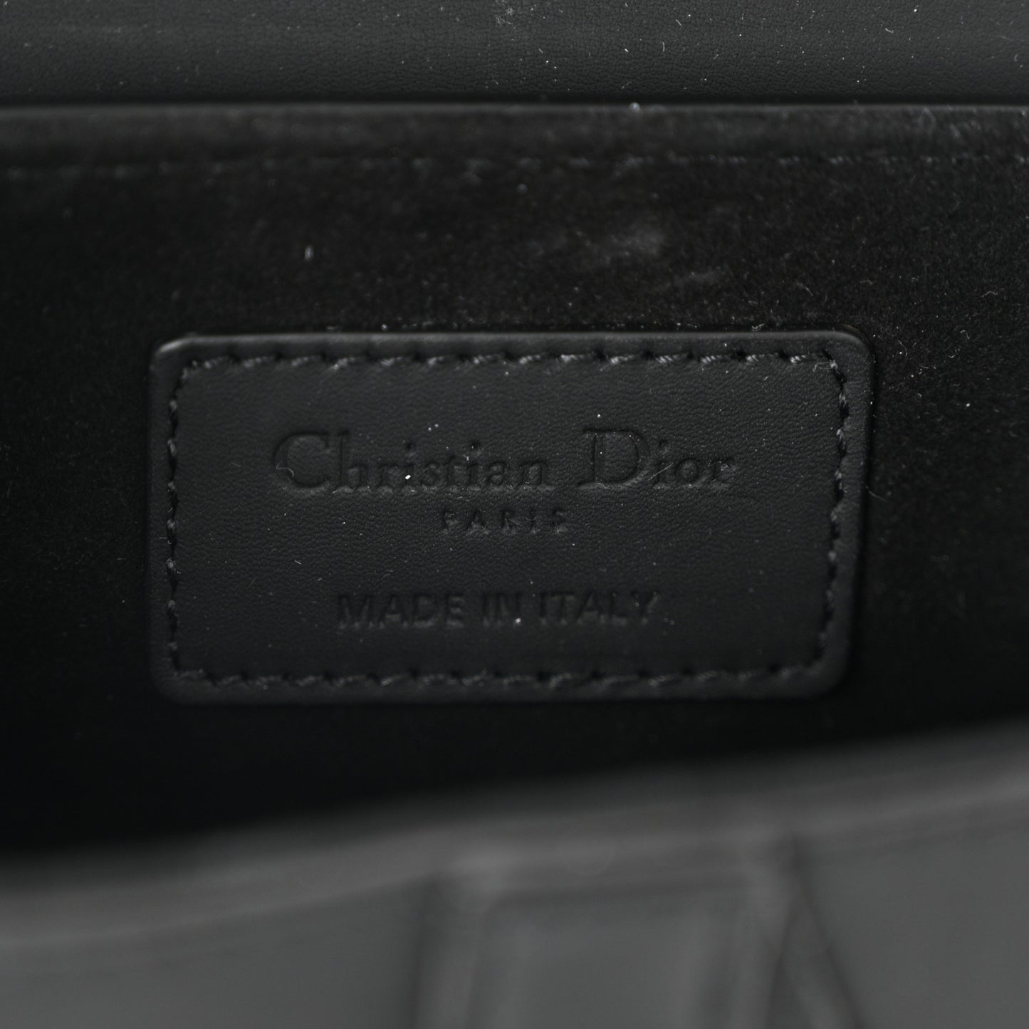 Ultra Matte Calfskin Mini Saddle Bag Black