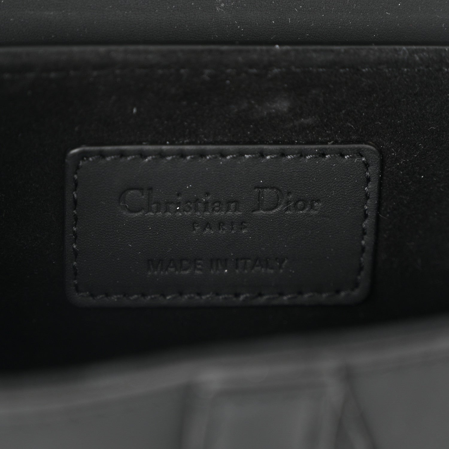 Christian Dior Ultra Matte Calfskin Mini Saddle Bag Black 6 of 10