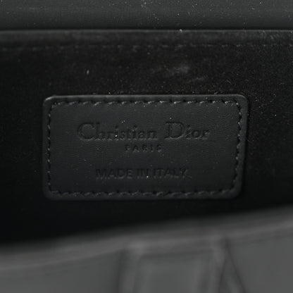 Christian Dior Ultra Matte Calfskin Mini Saddle Bag Black 6 of 10
