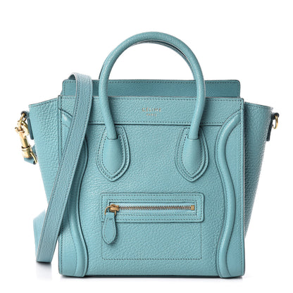 Celine Goatskin Nano Luggage Antarctic 1 of 14