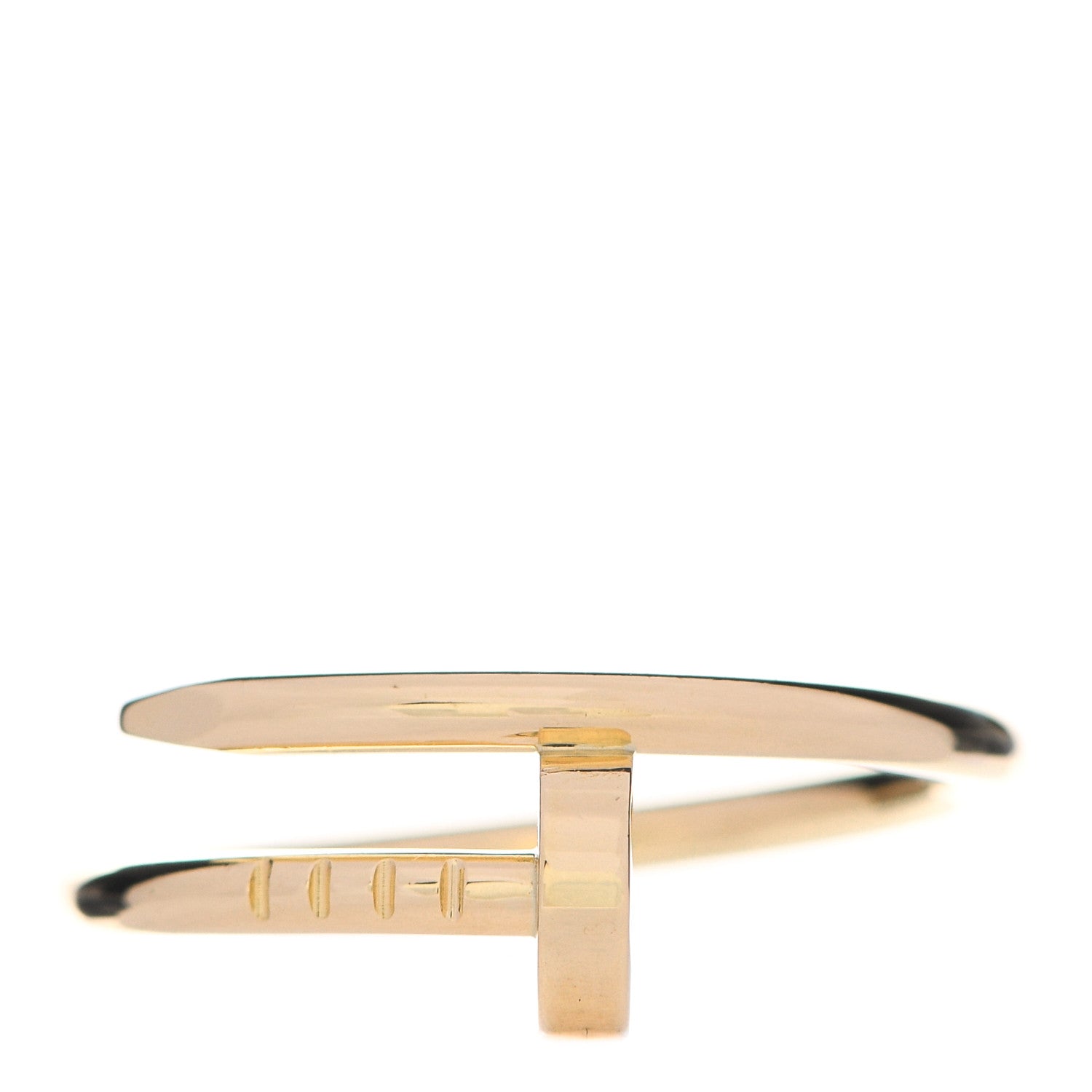 Cartier 18K Yellow Gold Small Juste Un Clou Ring 53 6.25 1 of 6