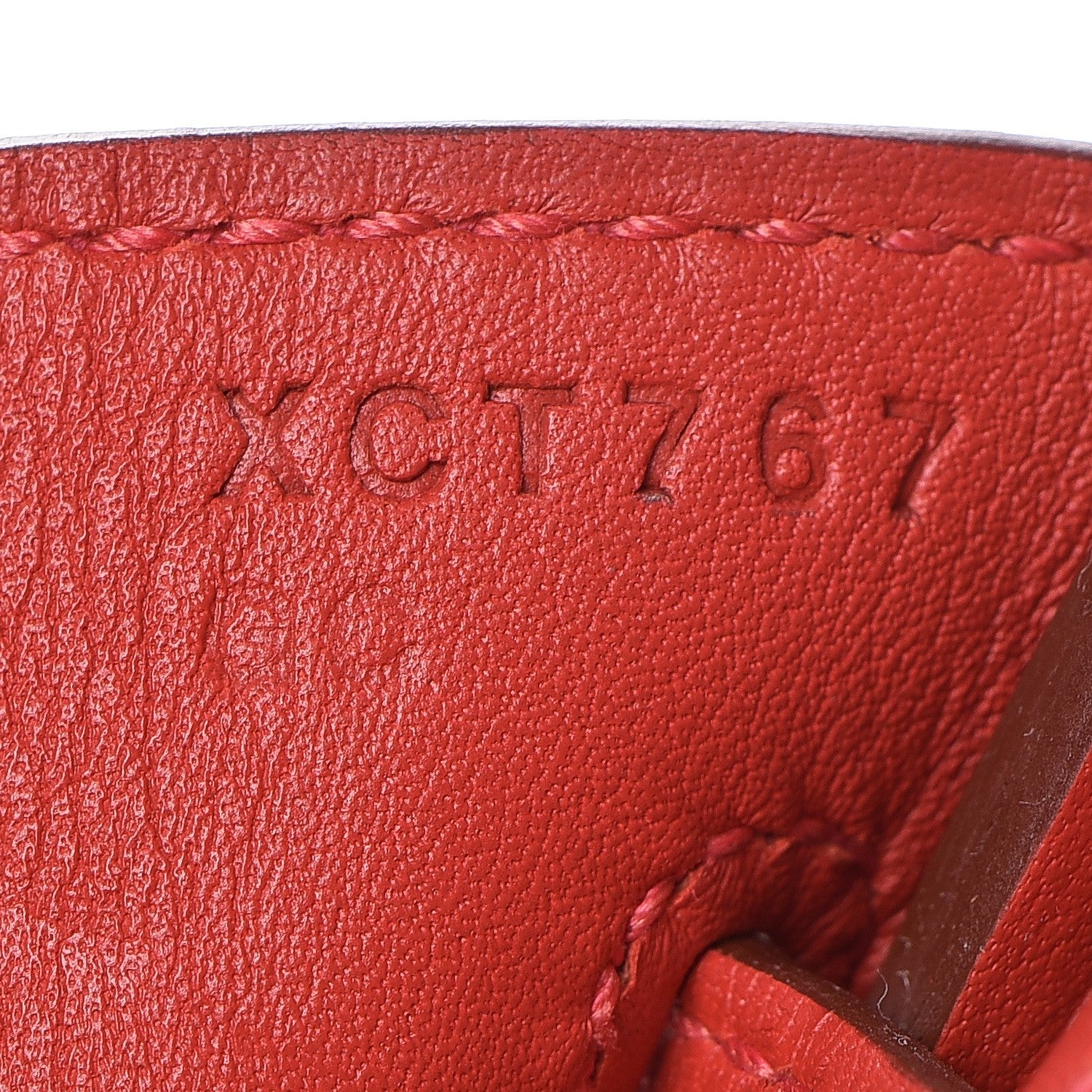 Hermes Swift Birkin 25 Vermillion 9 of 34