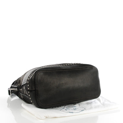 Prada Tessuto Camouflage Flap Shoulder Bag Fumo 4 of 10