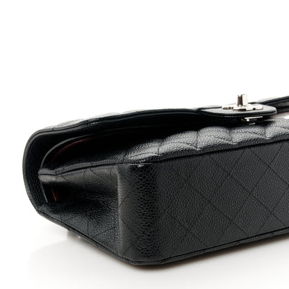 Chanel Caviar Quilted Medium Double Flap Black 10 of 12