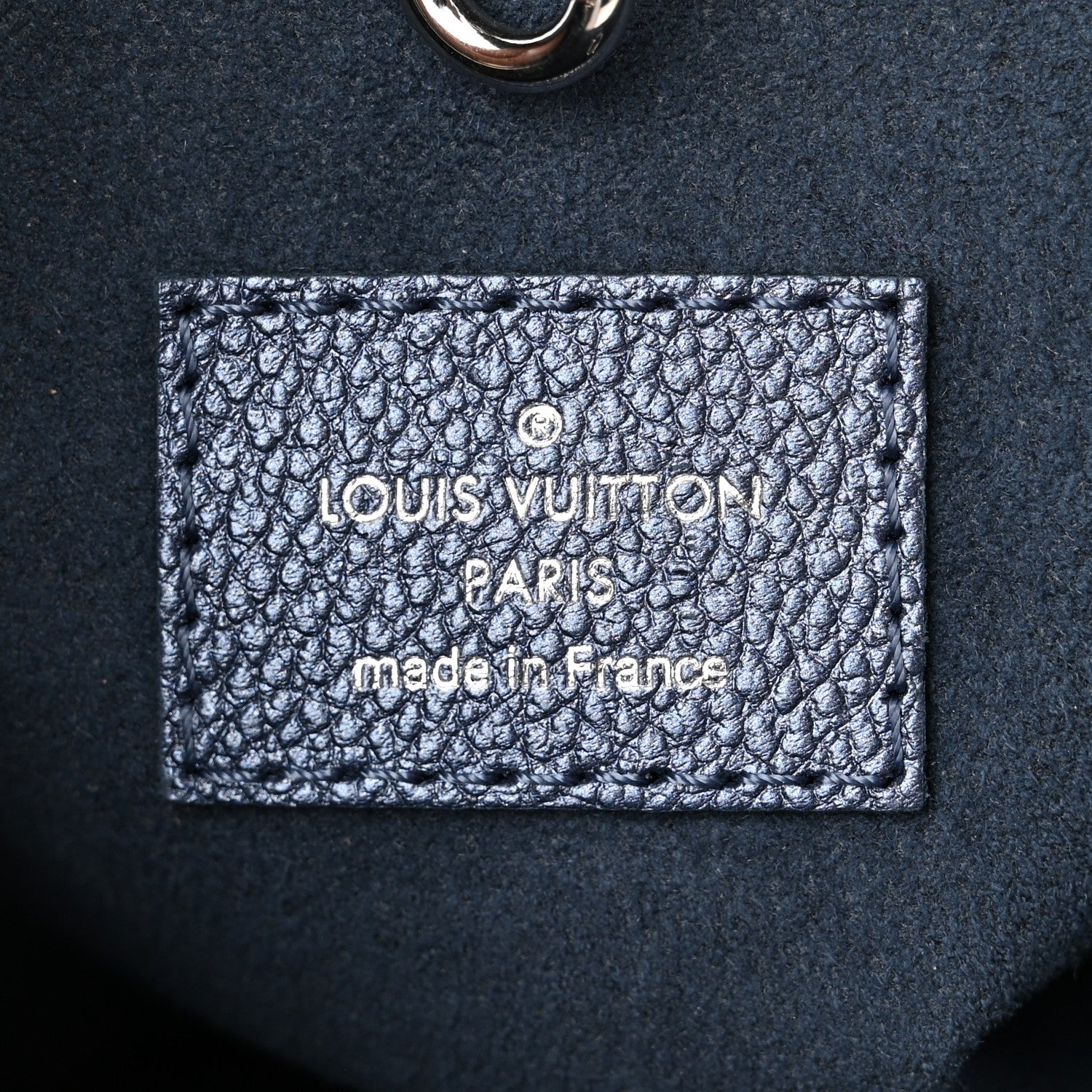 Louis Vuitton Metallic Empreinte Monogram Giant Onthego PM Navy Nacre 6 of 10