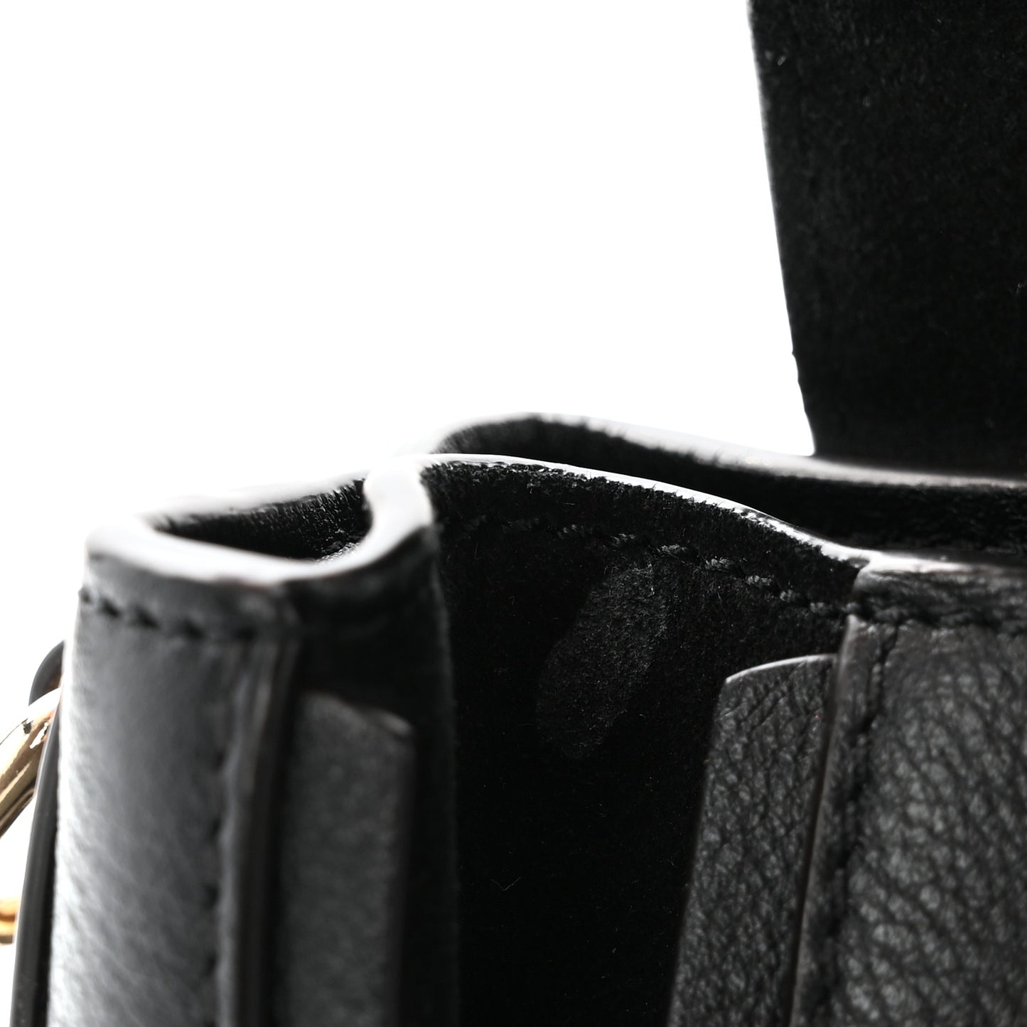 Calfskin Mini Faye Day Shoulder Bag Black