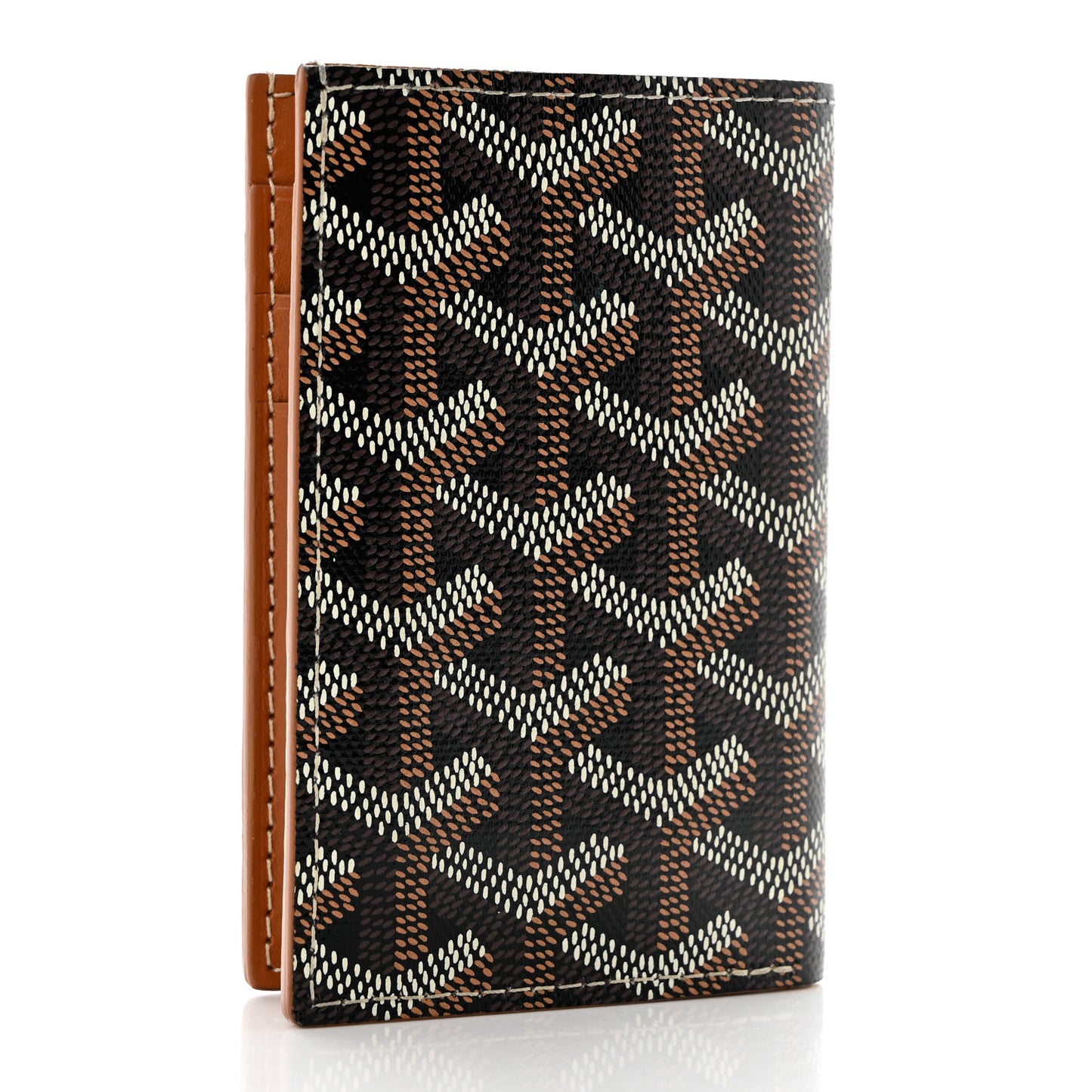 Goyardine Saint Pierre Card Holder Black Gold