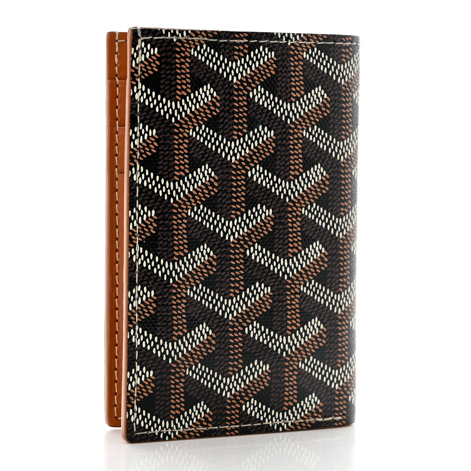 Goyard Goyardine Saint Pierre Card Holder Black Gold 3 of 7