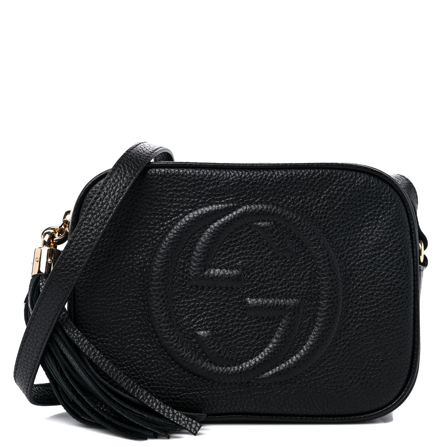 Gucci Pebbled Calfskin Small Soho Disco Bag Black 1 of 8